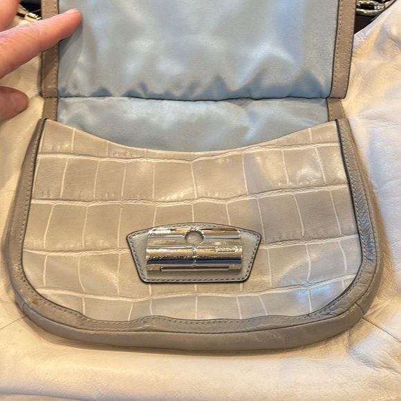 Coach Kristin Spectator Ivory Leather Hobo Bag - Picture 12 of 13